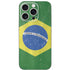 Brazil Flag Distressed iPhone 16 Pro Skin